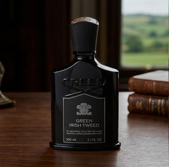 Green Irish Tweed bottle
